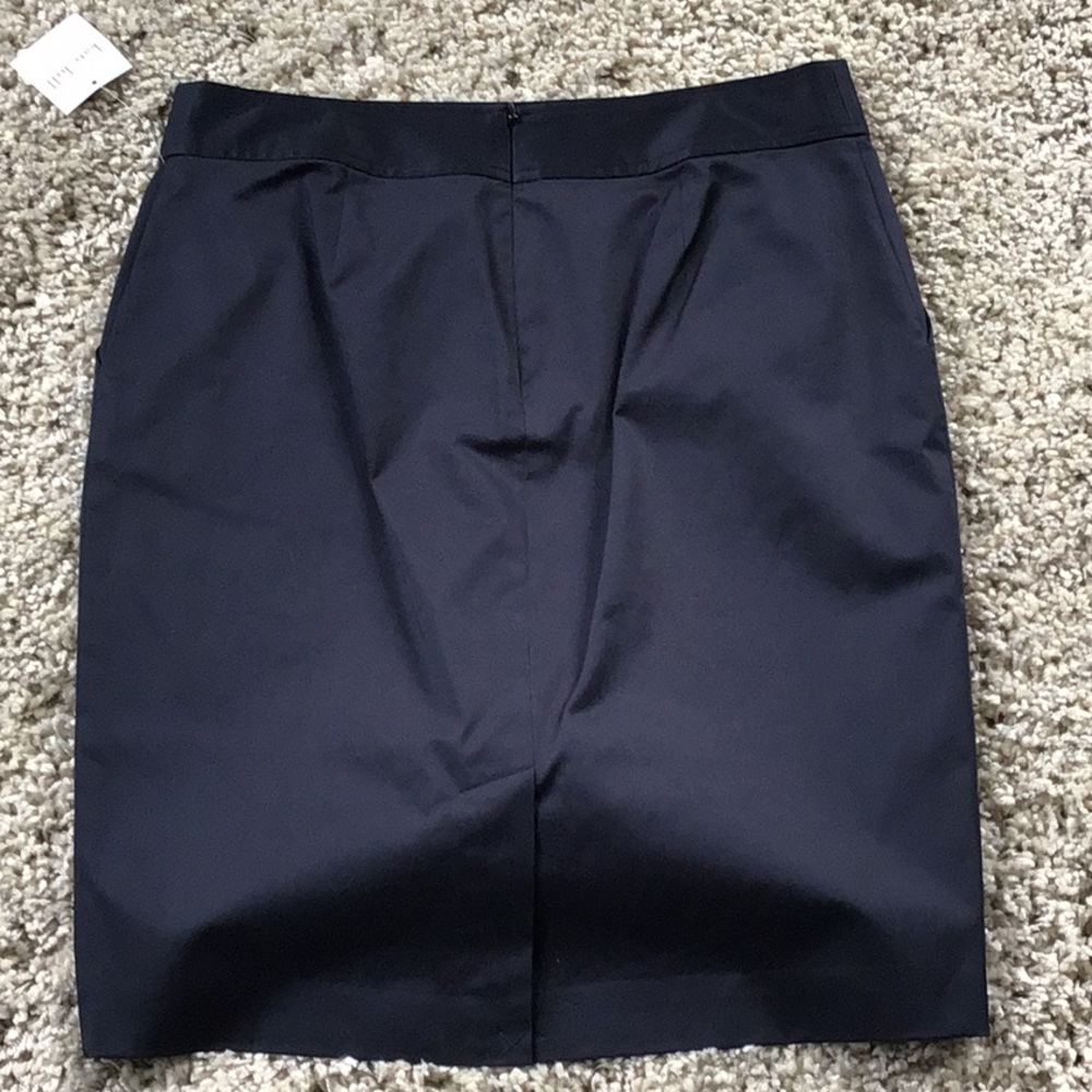 Navy cotton skirt - Picture 2 of 5